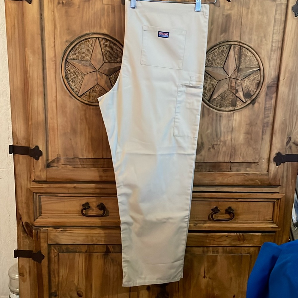 Khaki Cherokee scrub Pants Large